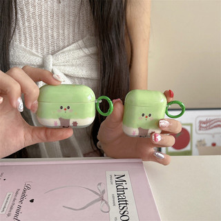 Cây xanh cho AirPods 1 / 2 3 Pro Pro2 pro3 Bộ tai nghe Airpods4 Vỏ bảo vệ Bluetooth không dây AirPods Pro i3 i4 pro3 Vỏ bảo vệ tai nghe
