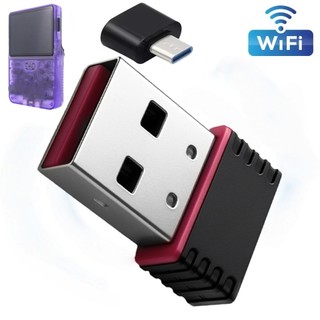 [Đến 3-5 ngày] Bộ chuyển đổi USB Dongle WiFi R36S / R36H RTL8188FTV với Type-COTG, Cài đặt trình điều khiển ngoại tuyến cho bảng điều khiển trò chơi, Card mạng không dây ABS nhỏ gọn