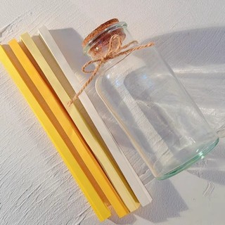 Chúc Chai Thủy Tinh Ngôi Sao May Mắn Origami Gradient Vàng diy520 Quà Tặng Sinh Nhật Chúc Chai Trôi Bình