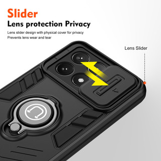 Dành Cho Xiaomi POCO X6 Pro Ốp điện thoại Có Chân Đế Giáp Lưng TPU Mềm Edge Bảo Vệ Ống Kính Máy Ảnh Chống Sốc Mỏng Bao