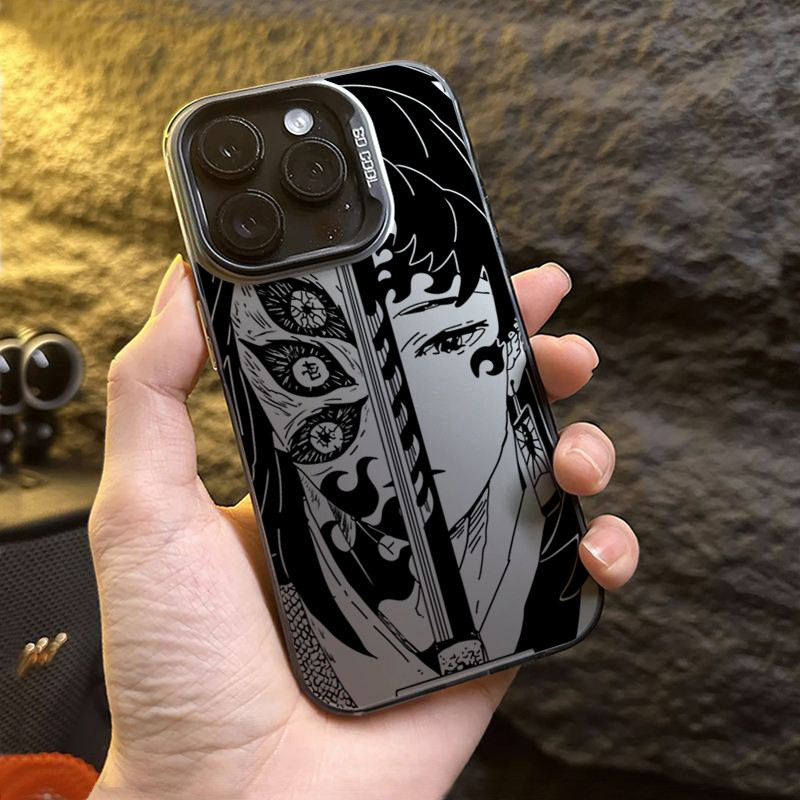 Dành Cho Vivo V30 Y17 Y20 Y03 Y16 Y100 Y17S Y11 Y15 Y21 Y21S Y95 Y15A Y12 Y35 Y15S Y27 Y36 Y02S Y30 Y22 Y30i Y50 Y20S Y33S Vỏ Anime Nhật Bản Demon Slayer Matte Cứng Chống Sốc