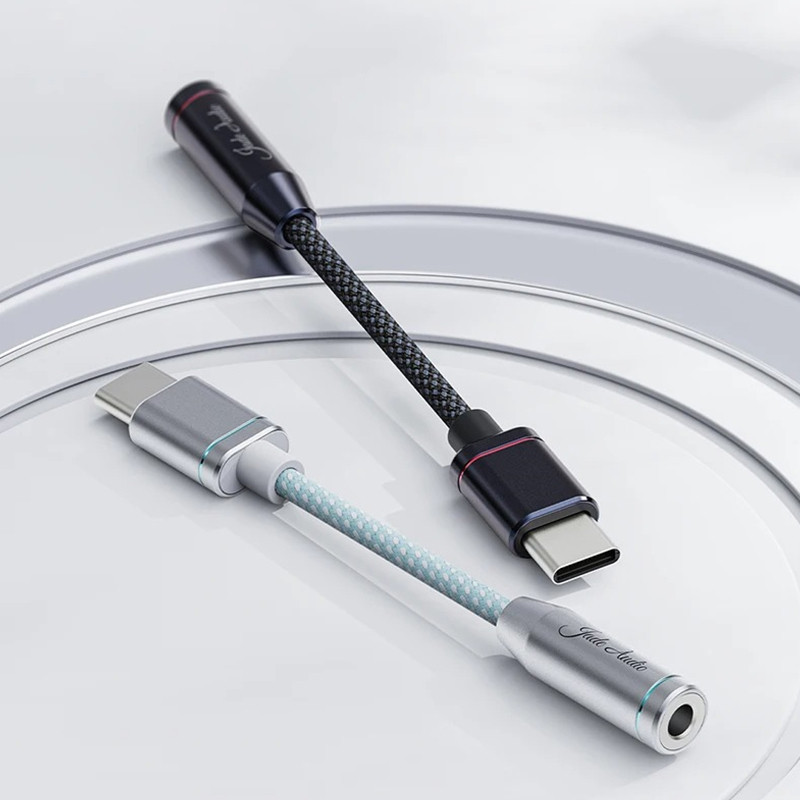 Fiio JadeAudio JA11 USB Type C sang 3,5mm Tai nghe Bộ chuyển đổi tai nghe Cáp USB C USB C sang 3,5 Cáp Aux âm thanh