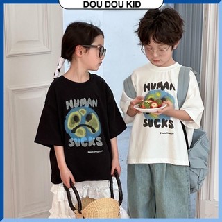[DOU DOU KID] AP15 - Áo Phông Cho Bé Từ 11-35kg,NUMAN Chất Cotton Mát Chính Phẩm Nặng Tay QC Xịn