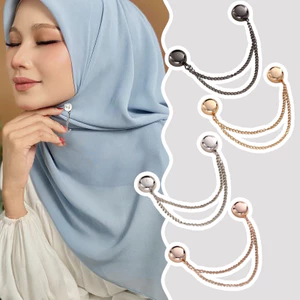 Khóa từ tính Hồi giáo, Cố định chân quần hút từ tính, Khóa không cần đinh có thể tháo rời, Khóa không đường may để thay đổi chân và còng quần
