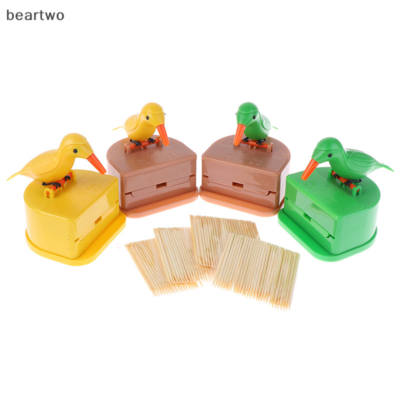 < Beartwo > Hộp đựng tăm trang trí bàn chim Hộp tăm đẹp