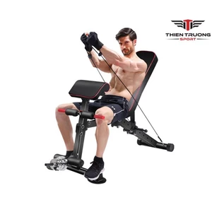 Ghế tập Gym đa năng KK022D tập kết hợp tạ tay New2020