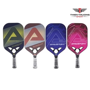 Vợt Pickleball Ama Sport JP80-2 Chính Hãng Siêu Nhẹ Lõi Carbon 13mm Thiết kế Hiện Đại Tặng Kèm Bao Vợt+2 Quả Bóng Xịn