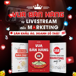 Sách - Bộ 3 Cuốn Vua Bán Hàng, 168 Ý Tưởng Vàng Marketing, Quy Luật Sản Phẩm Bán Chạy (Combo/lẻ tùy chọn)