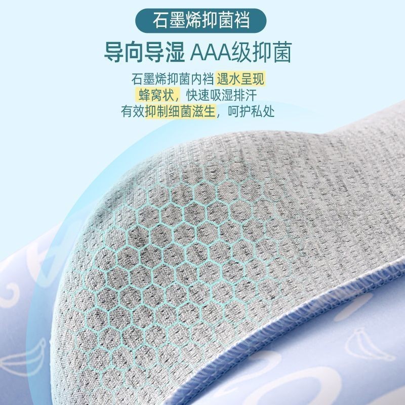 Mô tả Ecmn Nam Mùa Hè Slim Fit Boxer Quần Đùi Ice Silk Thanh Niên Kháng Khuẩn Thể Thao Boxer Quần Lót - 7
