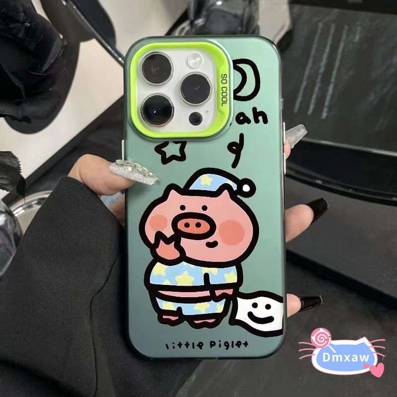 Ốp Lưng Lợn Hồng Ngộ nghĩnh Cho OPPO Reno 12 11 Pro 11F 8T 7 8 6 4 4G 8T 5G 9 8 7 6 5 Pro Plus 7Z 8Z 7 8 5 4 Lite 5F 4F Vỏ Chống Sốc Hoạt Hình Dễ Thương Màu Hồng Ốp điện thoại cặp đôi lợn