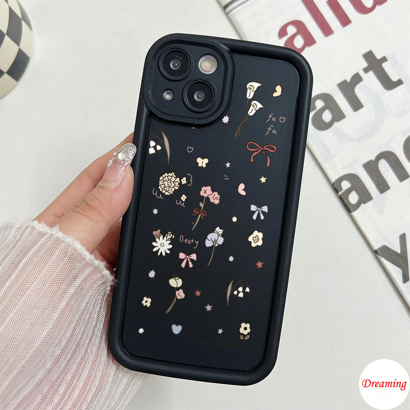 Ốp Lưng Cho OPPO Reno 12 11 10 8 7 6 5 4 3 A7 A5S A5 A9 A3S A12E F11 Pro F9 F7 A83 A98 A94 A93 A79 A78 Thiết Kế Mắt Thiên Thần Chống Rơi Họa Tiết Sáng Tạo Hoa Nhỏ
