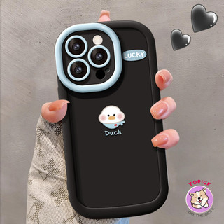 Mini Duck  Phone case for IPhone17 16 15 14 13 12 11 X Xs Xr 7 8 Plus Pro Max Anti Drop Soft Back Cove JKP