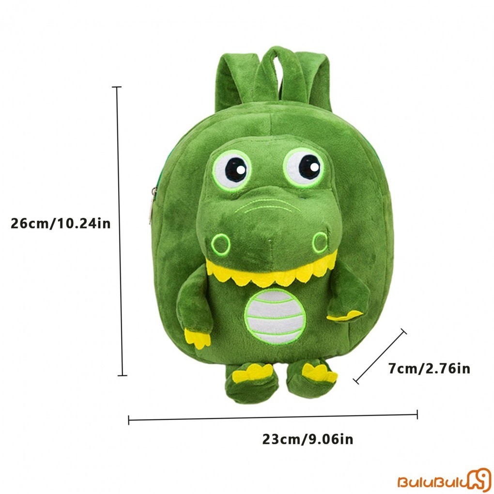 Ba lô đi học dành cho bé trai bé gái Kawaii Ba lô đi học khủng long hoạt hình sang trọng để đi chơi vườn thú cắm trại 1-3 tuổi