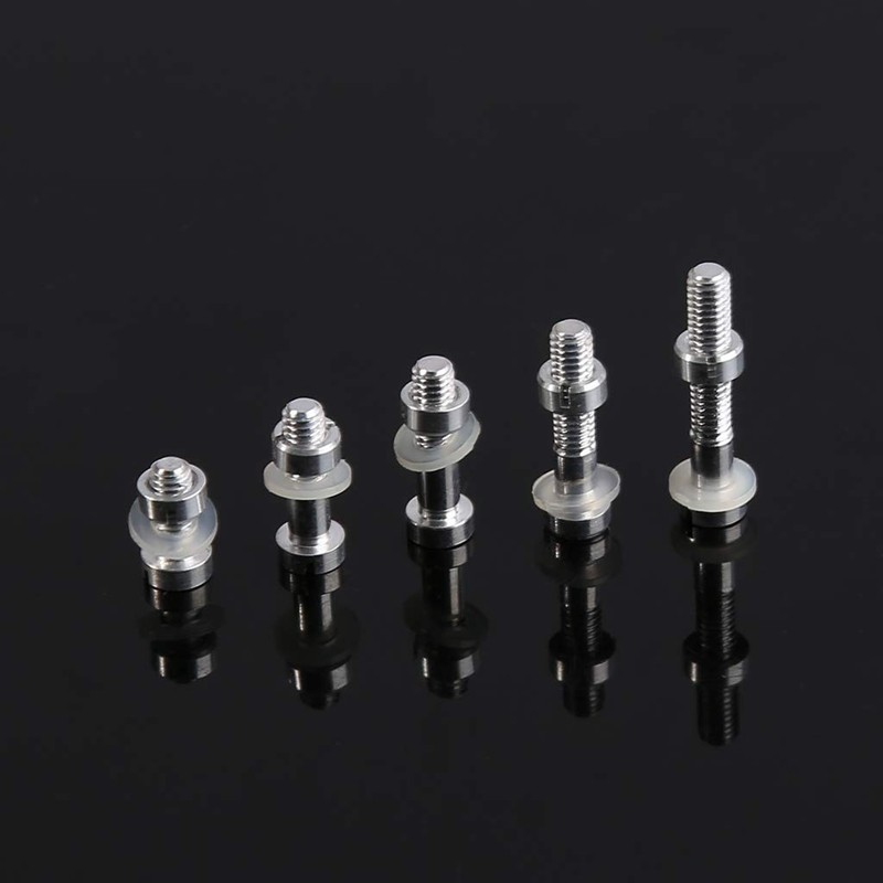💖5 Chiếc M2.5 Vít Bu Lông Đai Ốc Vòng Đệm Bộ Bàn Xoay Headshell Stylus Gắn Vinyl LP Ghi Máy Nghe Nhạc