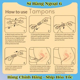 [CÓ CHE TÊN] Băng vệ sinh Tampon Facelle đầy đủ size chuẩn Đức - Hàng mới về