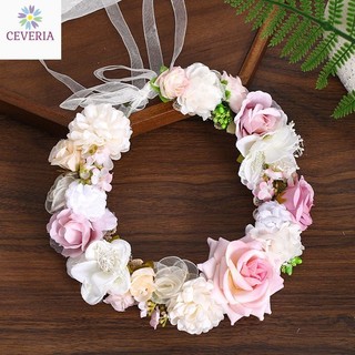 Vòng hoa đội đầu cô dâu, phù dâu, ngày tốt nghiệp của, chụp ảnh kỷ yếu CEVERIA