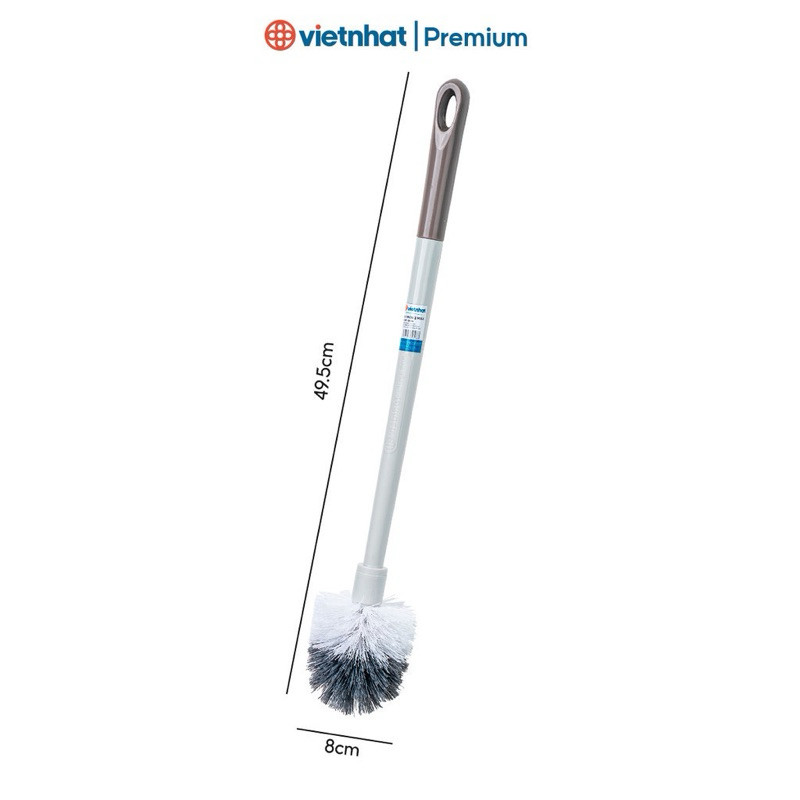 CỌ TOILET CAO CẤP, CHỔI CỌ BỒN CẦU THƯƠNG HIỆU VIỆT NHẬT Đầu tròn 5854, siêu bền