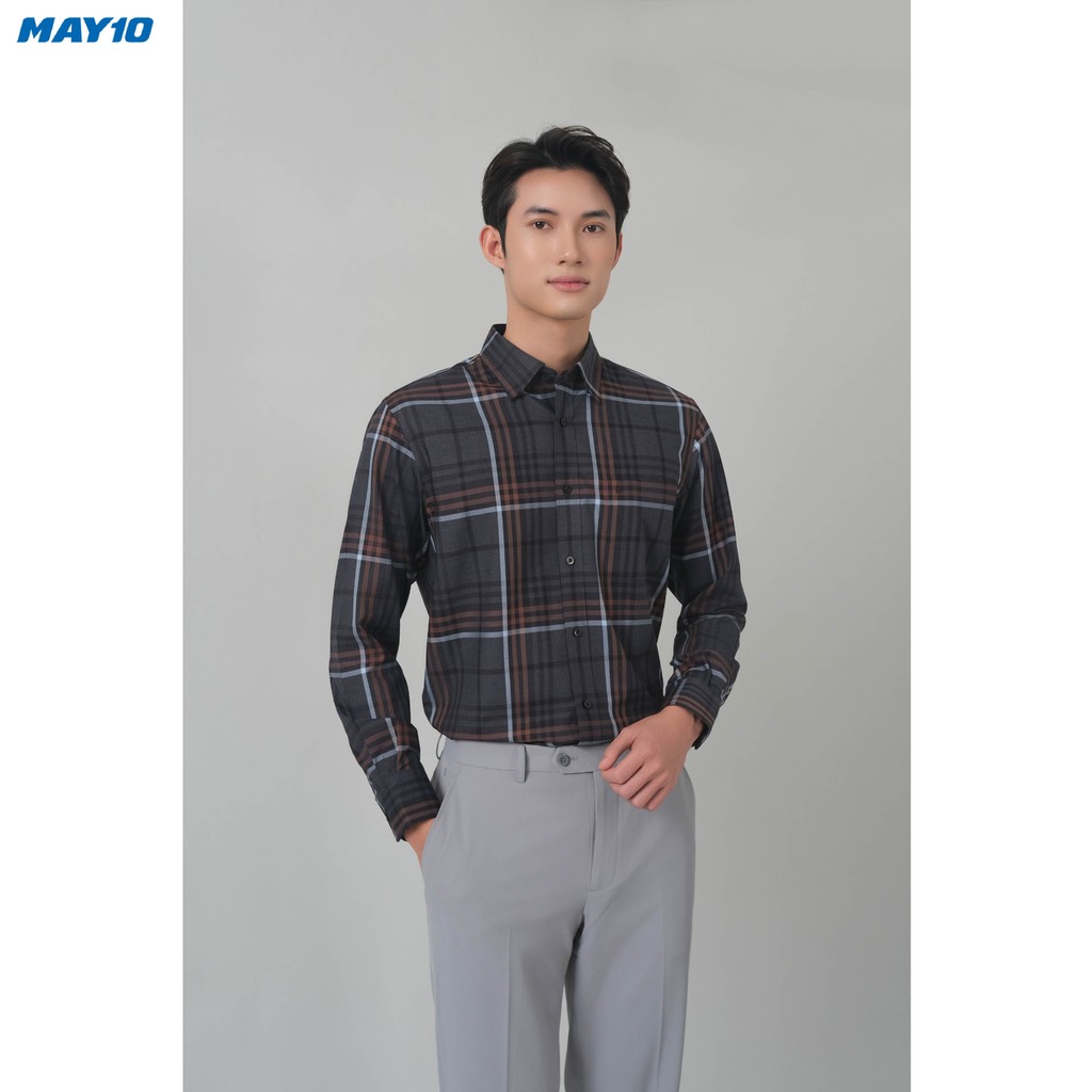 Mô tả Sơ mi nam dài tay May10 form Regular mã 010122478 - 1