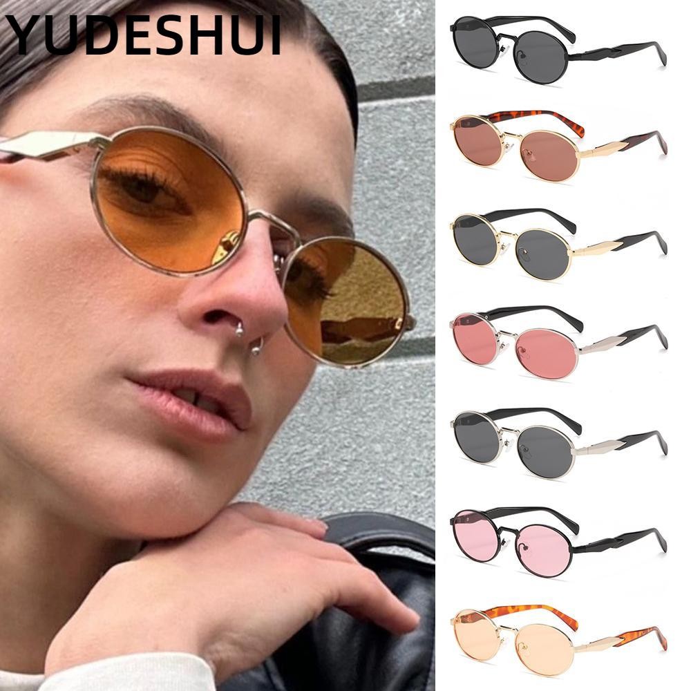 Kính râm tròn YUDESHUI, Kính râm hình bầu dục cổ điển cổ điển, Kính râm ...