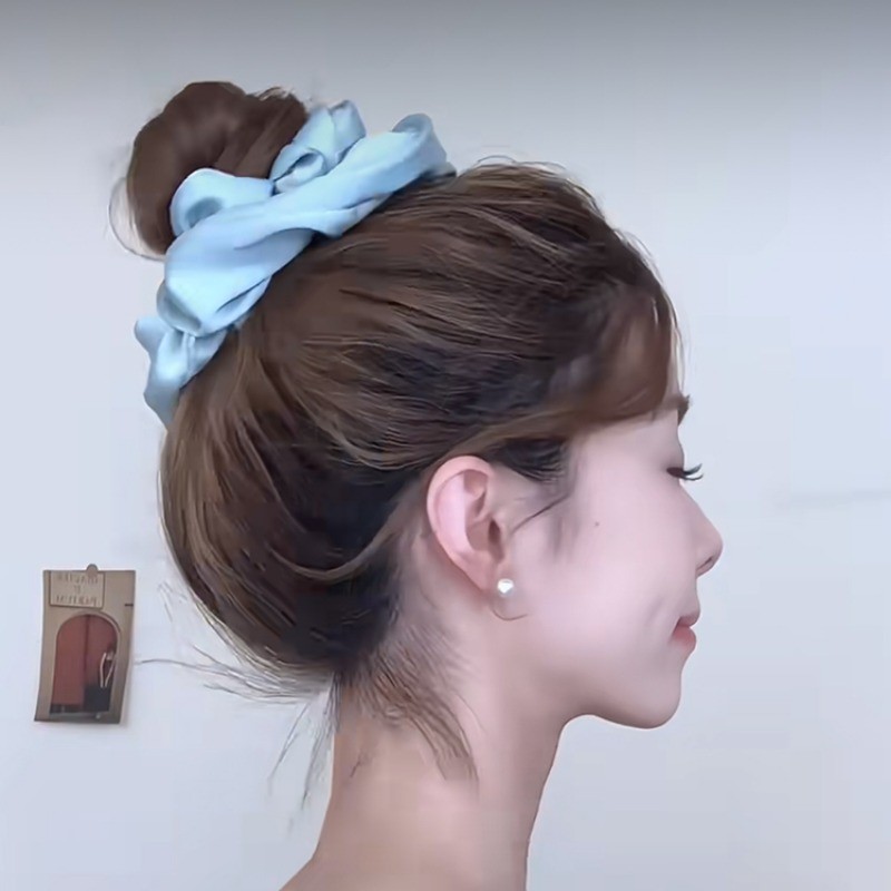 Dây buộc tóc Scrunchy thời trang mới, phong cách Hàn Quốc, dành cho phụ nữ