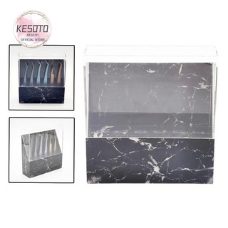 6 Khe Cắm Nhíp Giá Đỡ Nối Mi Nhíp Đứng Acrylic Nhíp Kệ Giá Đỡ Hộp Đựng Có Vỏ Chống Bụi