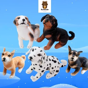 Chó Dễ Thương Sang Trọng Đồ Chơi Kawaii Mô Phỏng Chó Sang Trọng Búp Bê Thú Cưng Vui Nhộn Chó Con Đồ Chơi Nhồi Bông Sáng Tạo Trang Trí Phòng Ngủ Nhà Búp Bê Mềm Mại Cho Bé Búp Bê Làm Dịu Trẻ Em Bạn Gái Quà Tặng Sinh Nhật