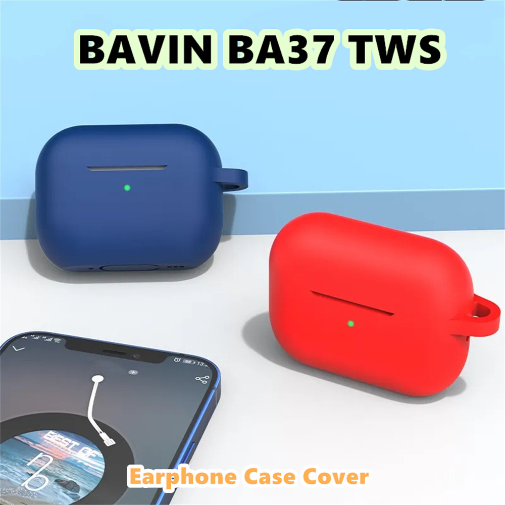 [Ngôi sao tương lai] Dành cho ốp lưng BAVIN BA37TWS dành cho doanh nghiệp Vỏ tai nghe silicon mềm màu trơn