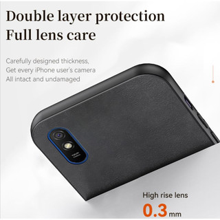 Redmi 9a 9i Sport 9at 9ASport M2006C3LG M2006C3LI M2006C3LC M2004C3L M2006C3LVG M2006C3LII Vỏ chống rơi và hấp thụ sốc làm bằng da cừu chất lượng cao và thân thiện với da cứng