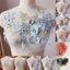 JKDESIGN - Miếng dán thêu sequin cho DIY hoa và chắp vá quần áo, phù hợp táo váy