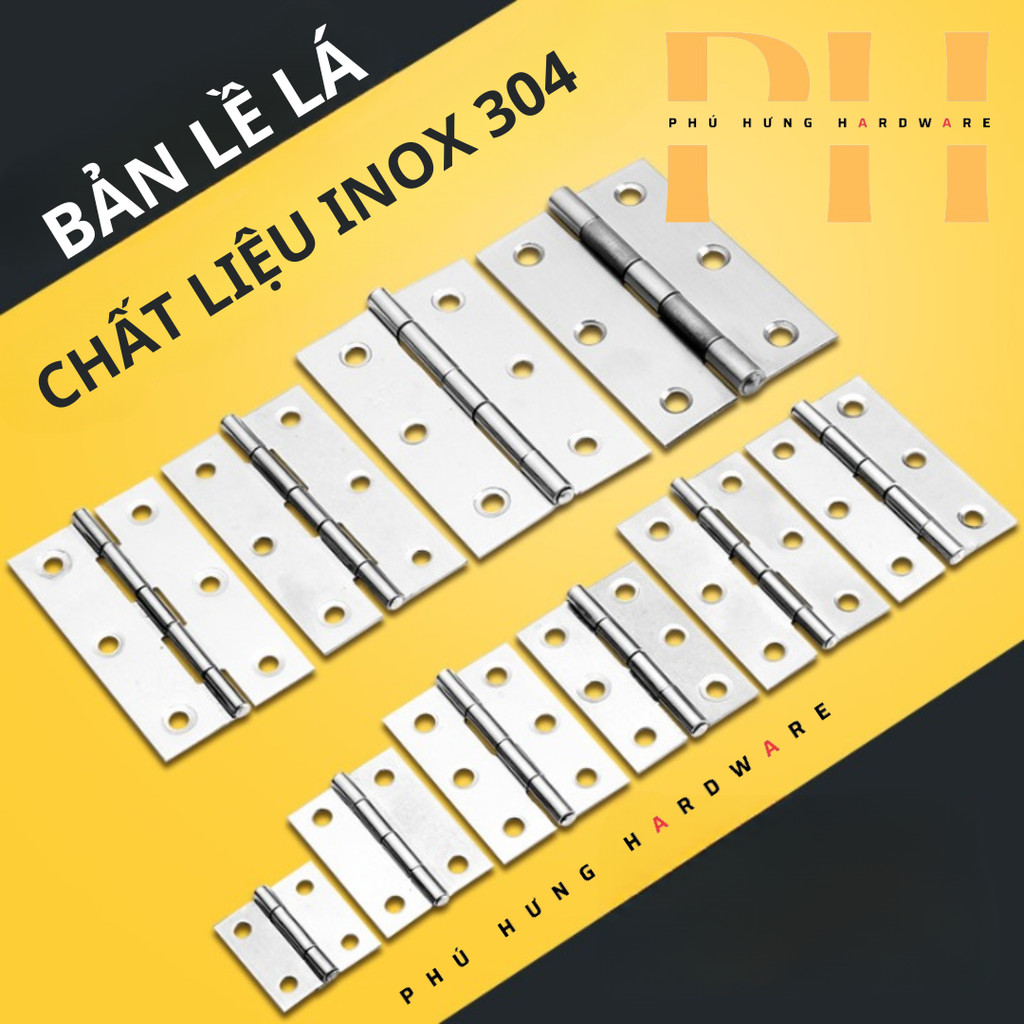 Bản lề lá inox 304 chất lượng. | Shopee Việt Nam