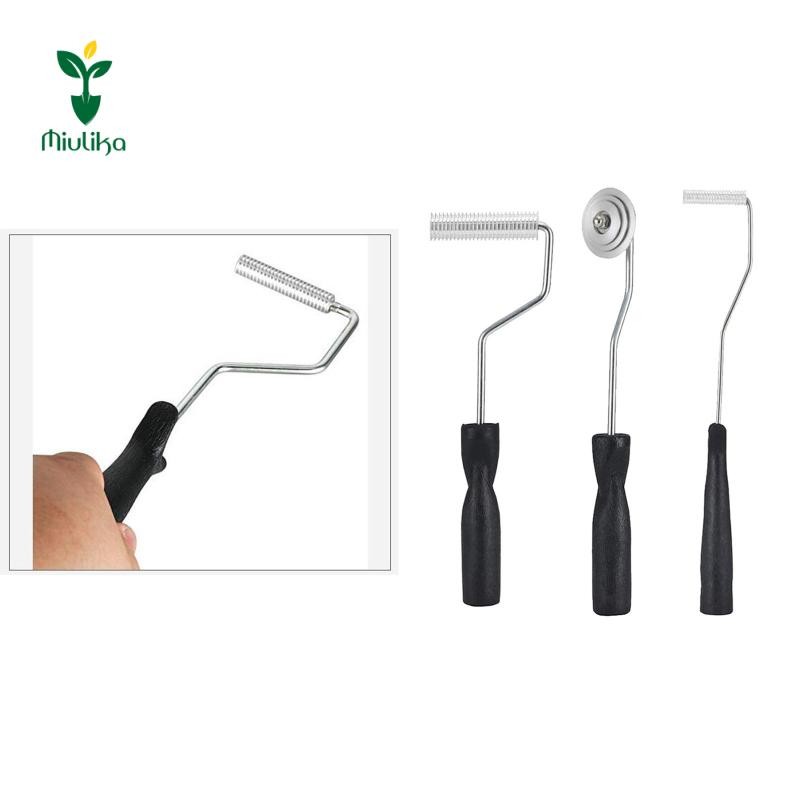 Bộ dụng cụ con lăn sợi thủy tinh, Bộ 3 con lăn cán nhựa sợi thủy tinh, Dụng cụ mái chèo bong bóng cho bồn tắm, vòi hoa sen, sửa chữa thuyền