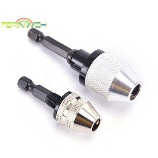 [Fernweh] 1 / 4 "Hex Shank Keyless Drill Chuck Bộ chuyển đổi trình điều khiển Bit thay đổi nhanh [MỚI]