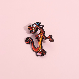 Mulan Mushu Dragon Men Trâm Quần Áo Thời Trang Phụ Kiện Quà Tặng Cho Bạn Bè