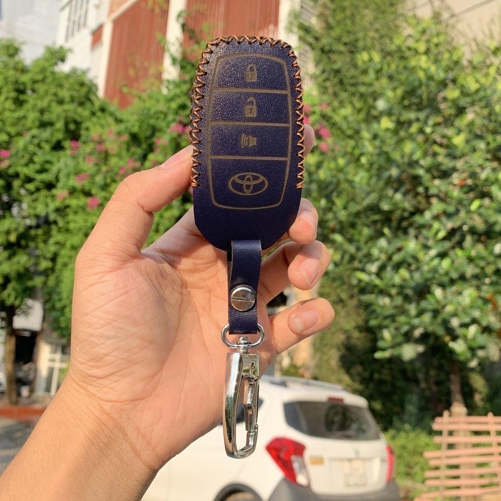 Bao Da Chìa Khóa xe ô tô Toyota Hilux, Land Cruiser, Innova cross, Prado, Camry, Fortuner da nhập khẩu Nội Thất