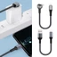 Cáp USB ngắn Niki USB Nam sang Điện thoại Cáp chuyển đổi nam Dây sạc nhanh 12W