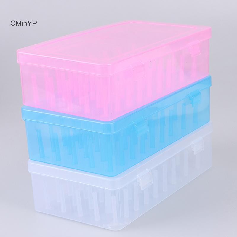 Cminyp 42 Trục Chỉ May Hộp Trong Suốt Dây Bảo Quản Hộp Đựng Glory