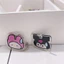 Mặt dây chuyền cặp đôi dễ thương Kuromi đổ mồ hôi ngộ nghĩnh