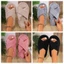 THEGIRL8B Dép vải nhung, Dép trượt sang trọng thông thường có mũi hở, Dép đế mềm chống trượt thời trang dành cho nữ mùa đông