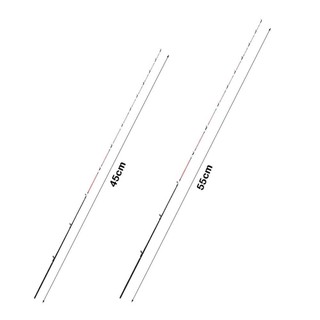 Cần câu đầu titan FANGHUI, sợi carbon, phù hợp câu cá mùa đông, chiều dài 45/55/60cm, hợp kim titan.