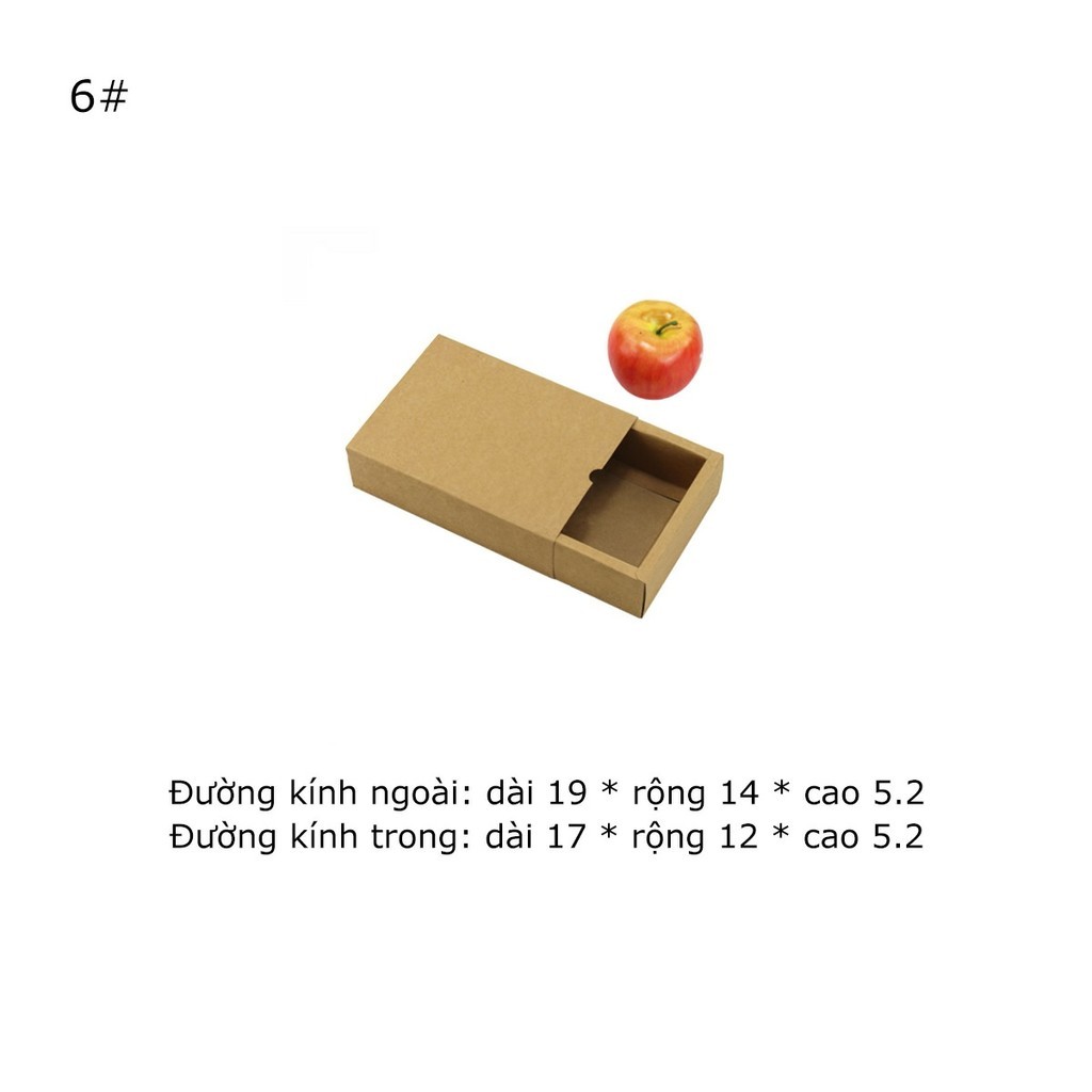 1 Hộp Giấy Kraft Đựng Đồ Đa Năng Chất Lượng