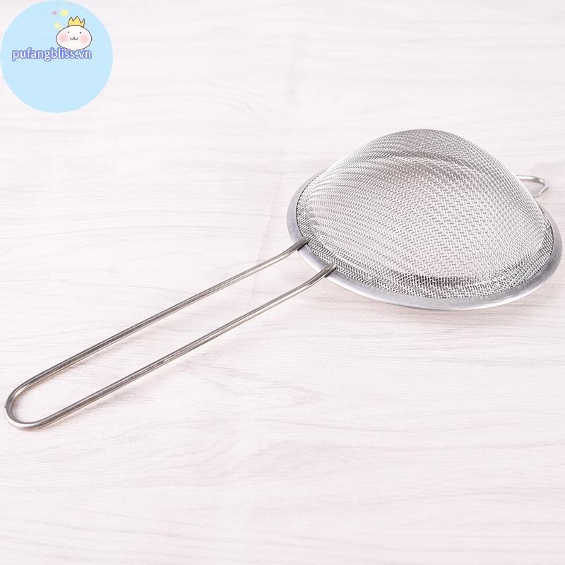 Pufangbliss Nhà Bếp Dây Thép Không Gỉ Lưới Mịn Lọc Dầu Bột Rây Lọc Sifter SàngNhà Bếp Thép Không Gỉ VN