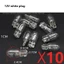 GUSTAVA 10 Phụ Kiện Xe Đạp Điện, Bóng Đèn Xe Máy Thủy Tinh 12v 48v, Bóng Đèn Cắm Trắng / Đỏ Chất Lượng Cao Phụ Kiện Xe Đạp Điện