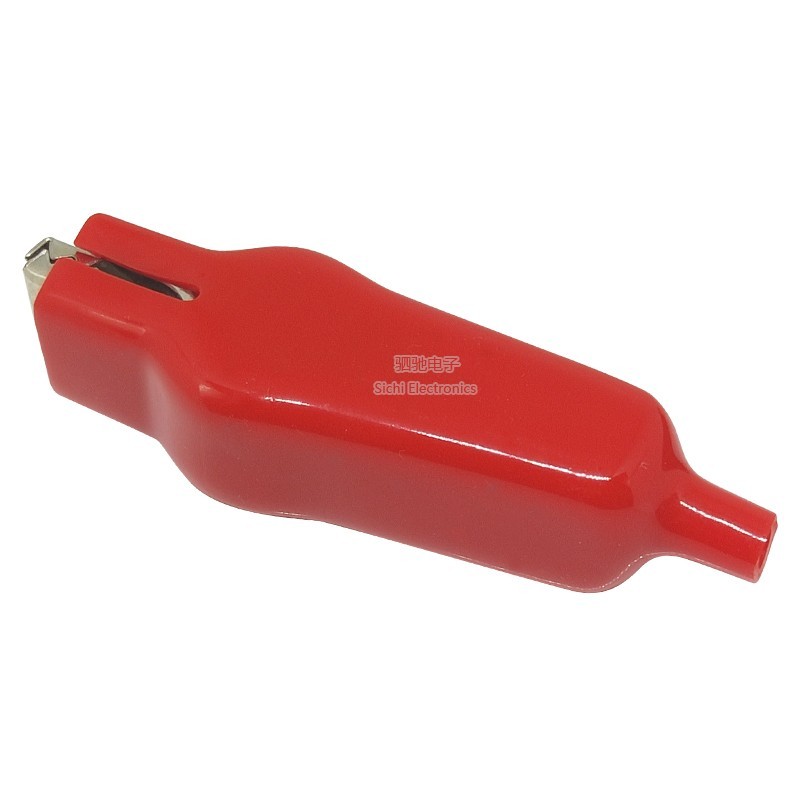 Kẹp cá sấu 75MM Kẹp lò xo lớn Báo chí Lò xo Thử nghiệm Kẹp rộng Miệng phẳng Miệng phẳng Full Vỏ 20A Dòng điện cao