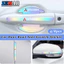 4 / 8 Chiếc Mitsubishi Cửa Xe Bát Miếng Dán Chống Trầy Xước Miếng Dán Nhiều Màu Sắc Laser Tay Nắm Cửa Ô Tô Gương Chiếu Hậu Bảo Vệ Phiên Bản Dày Cho Mitsubishi Mirage ASX Eclipse Xpander Cross Attrage Xforce Triton Outlander Pajero Sport Grandis