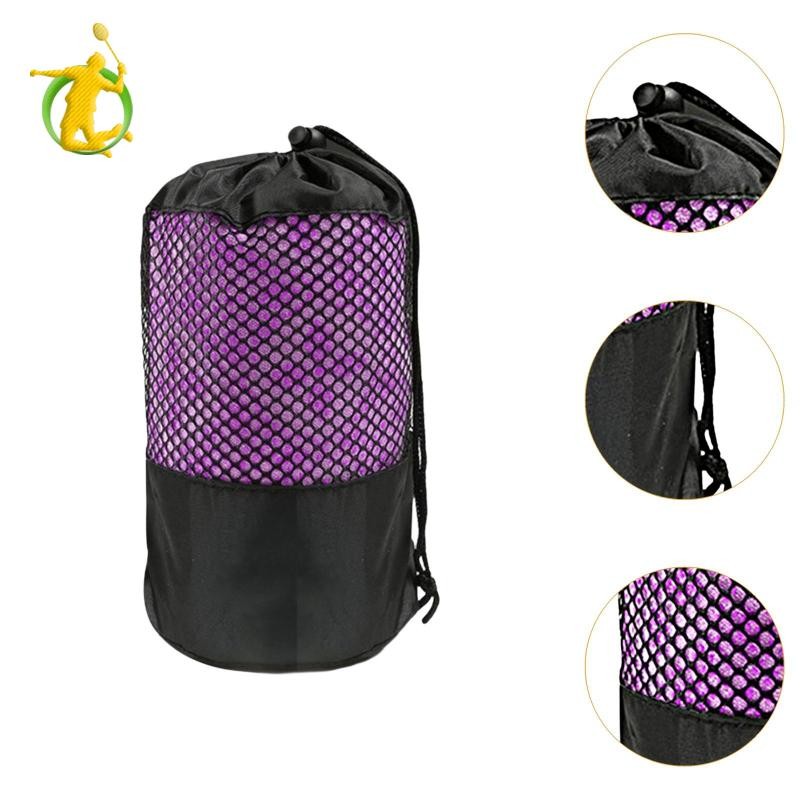 Khăn tập yoga chống trượt microfiber, dùng cho thể thao tại nhà và du lịch, phù hợp pilates