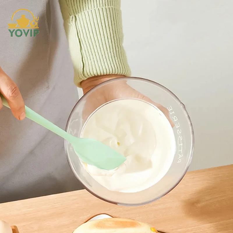 Thìa kem silicon YOVIP Thìa chống dính chịu nhiệt Hoàn hảo để nấu nướng & khuấy Dụng cụ nhà bếp cấp thực phẩm VN