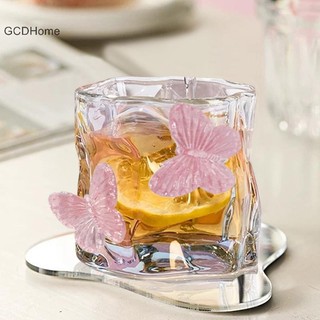 GCDHome 200ml Pha Lê Glasscup Ins Trong Suốt Bia Nước Sữa Thủy Tinh Nhà Mới Tinh Tế Không Đều Trang Trí Kính Nóng