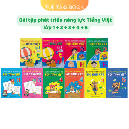 Sách - Bài tập phát triển năng lực học Tiếng Việt 1 2 3 4 5 (ĐT)