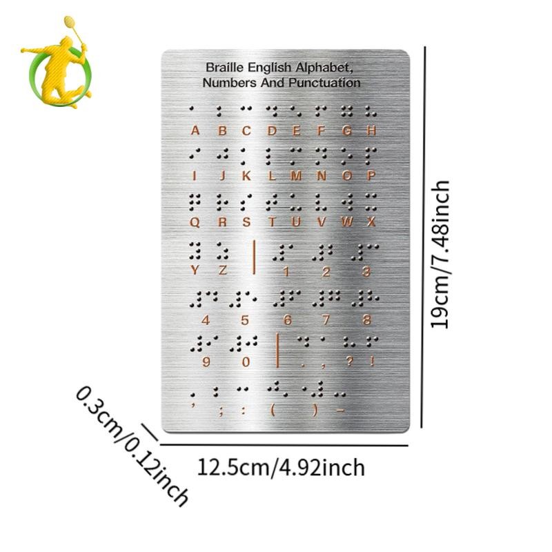 Bảng chữ cái chữ Braille Học bảng chữ nổi cho học sinh Người lớn mù