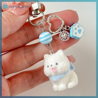 Deyangk Dễ Thương Ngọt Ngào Đổ Xô Con Chó Samoyed Dây Xích Điện Thoại Ccd Camera Quyến Rũ Phụ Kiện Girly Móc Khóa Mặt Dây Chuyền Túi Đồ Trang Trí Quà Tặng VN